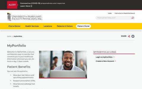 Access Patient Portal - University of Maryland Faculty ...