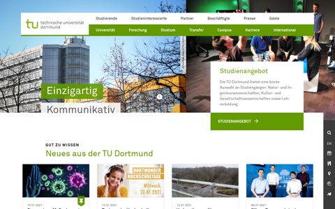 TU Dortmund: Startseite