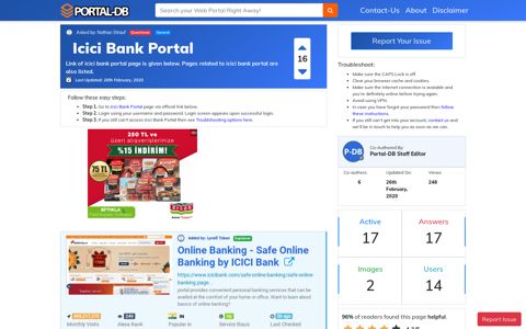Icici Bank Portal