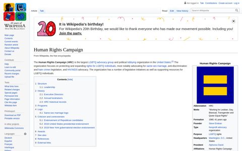 Human Rights Campaign - Wikipedia