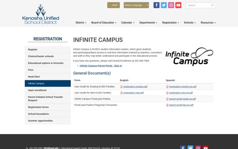 Infinite Campus | Kenosha Unified School District