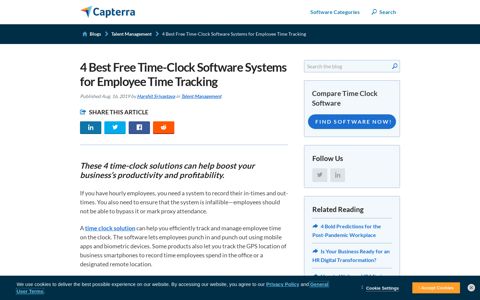 4 Best Free Time-Clock Software Systems for Employee Time ...
