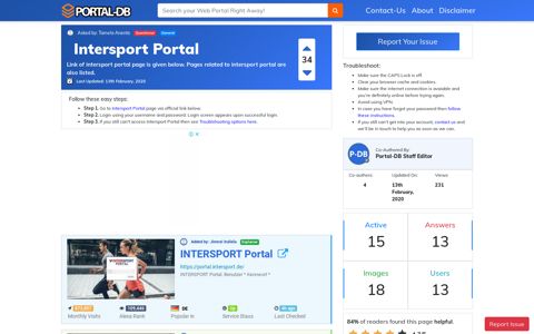 Intersport Portal
