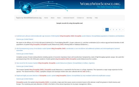 wing drosophila swd: Topics by WorldWideScience.org