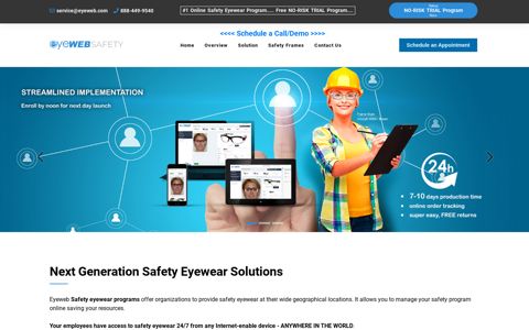 Eyeweb Safety: Safety Eyewear Programs | Corporate Safety ...
