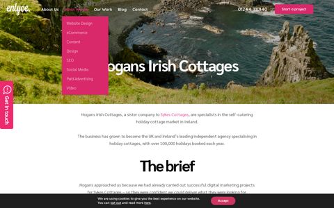 Hogans Holiday Cottages - Web Design in Chester | Entyce ...