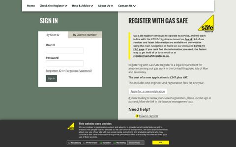 Sign in | Gas Safe registered businesses