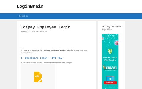 Ioipay Employee Dashboard Login - Ioi Pay - LoginBrain
