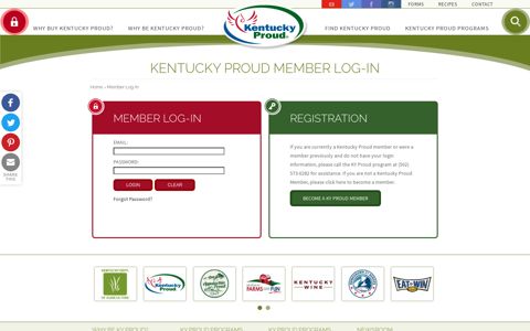 Kentucky Proud Member Log-In