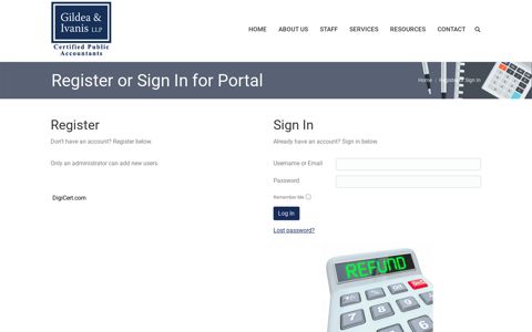 Register or Sign In for Portal - Gildea & Ivanis LLP