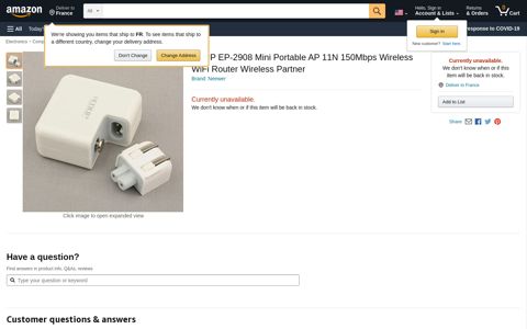 EDUP EP-2908 Mini Portable AP 11N 150Mbps ... - Amazon.com