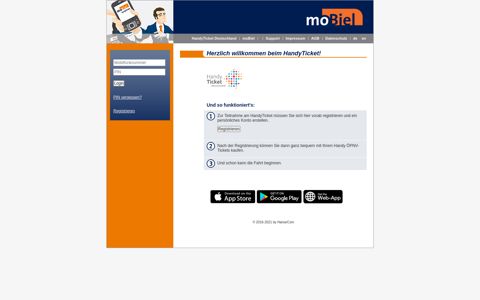 Kundenportal - moBiel GmbH - HandyTicket Deutschland
