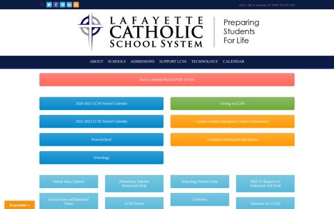 Parent Portal | Lafayette Catholic School System