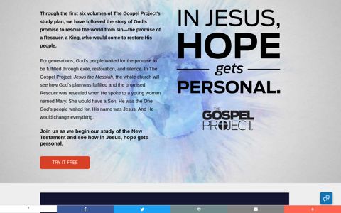 Join The Gospel Project in The New Testament - The Gospel ...