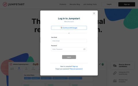 The all-in-one virtual recruiting platform. - Jumpstart