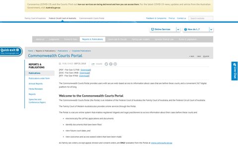 Commonwealth Courts Portal - Federal Circuit Court of Australia
