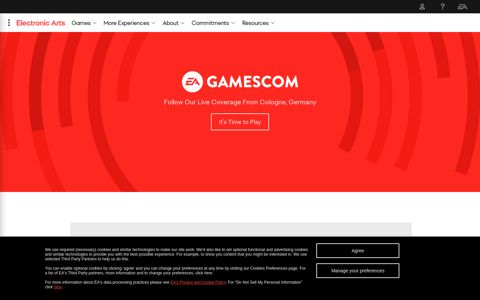 Gamescom 2017 - Join us for Gamescom - Official EA Site