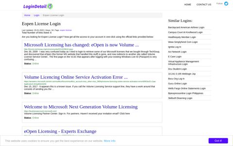 Eopen License Login Microsoft Licensing has changed ...