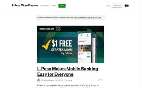 L-Pesa Makes Mobile Banking Easy for Everyone | by L-Pesa ...