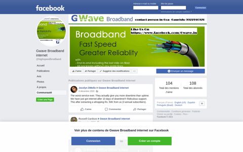 Gwave Broadband internet - Community | Facebook