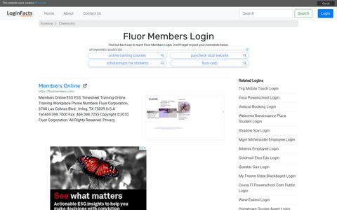 Fluor Members Login - LoginFacts