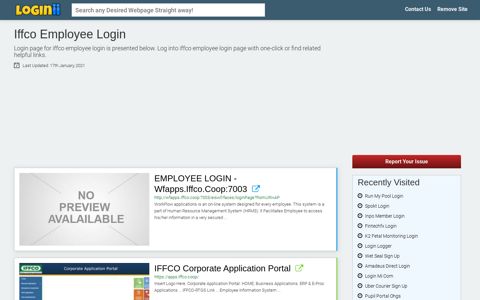 Iffco Employee Login - Loginii.com