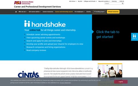 Handshake - ASU Career and Professional Development ...