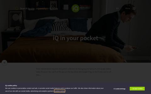 iQ in your pocket | iQ Student Accommodation