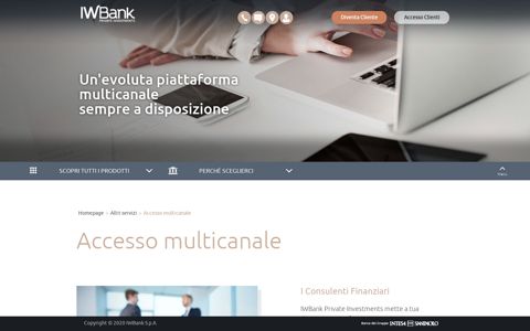 Accesso multicanale - IWBank