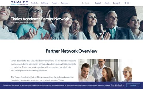 Thales Accelerate Partner Network - Overview | Thales