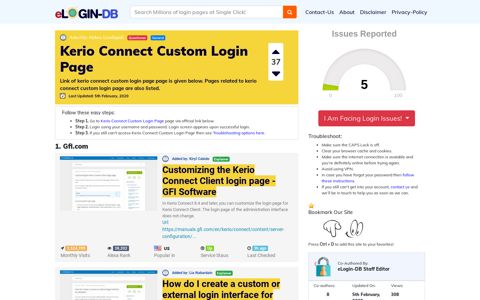 Kerio Connect Custom Login Page