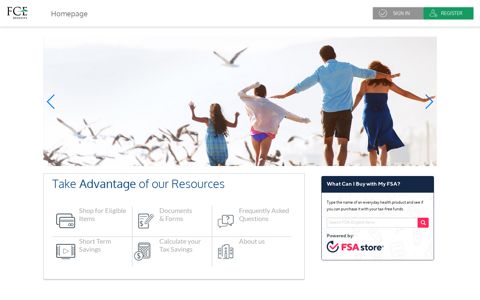 FCE Benefits Portal: Homepage