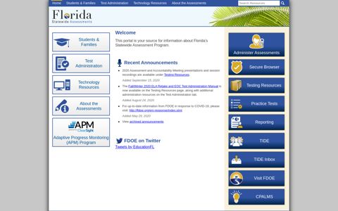 Florida Statewide Assessments Portal