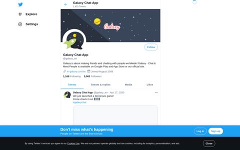 Galaxy Chat App (@galaxy_en) | Twitter