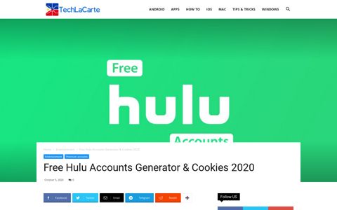 10+ Free Hulu Accounts Username and Password 2020 (100 ...