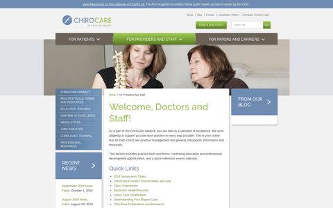 For Providers And Staff « ChiroCare.com