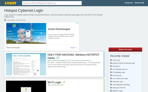 Hotspot Cybernet Login - Loginii.com