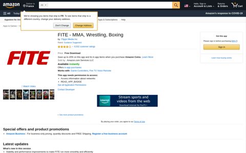 FITE - MMA, Wrestling, Boxing: Appstore for ... - Amazon.com