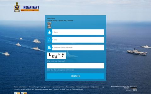 User account | Indian Navy