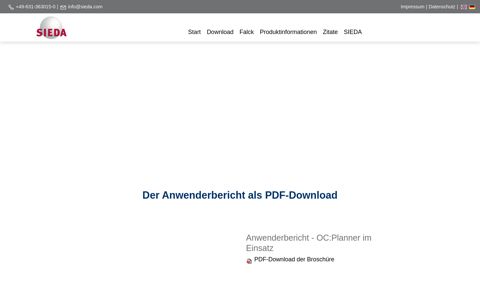 Dienstplan Software OC:Planner bei Falck - SIEDA GmbH