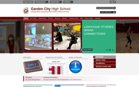 Garden City High School / Homepage