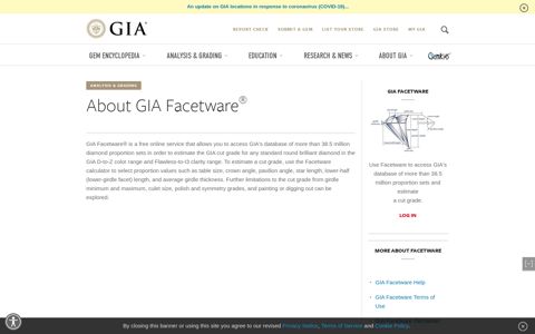 About GIA Facetware®