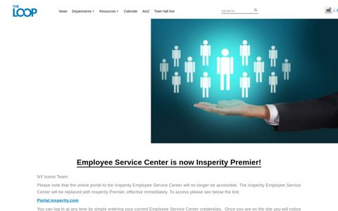 Employee Service Center is now Insperity Premier! – Iconix