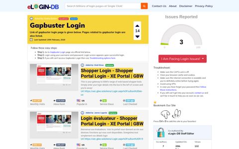 Gapbuster Login - A database full of login pages from all over ...