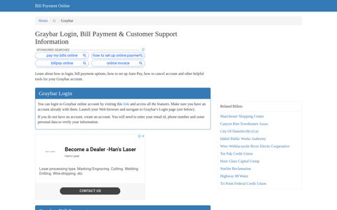 Graybar Login, Bill Payment & Customer Support Information