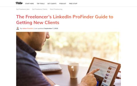 The Freelancer's LinkedIn ProFinder Guide to Getting New ...
