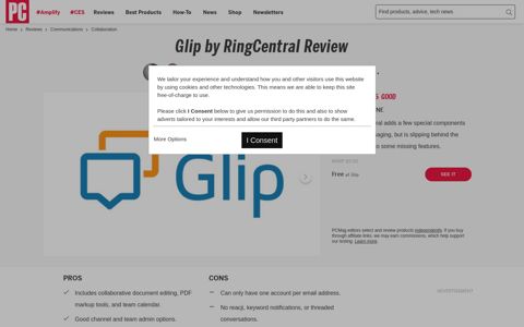 Glip by RingCentral Review | PCMag