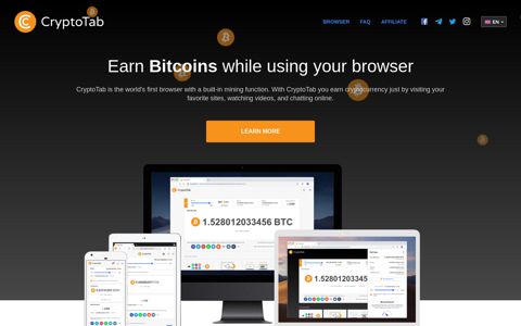 CryptoTab - Free Bitcoin Mining