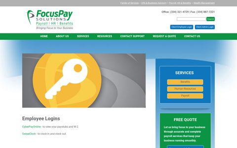 Employee Login - FocusPay Solutions