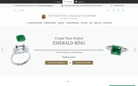 The Natural Emerald Company - Emerald Rings & Jewelry ...